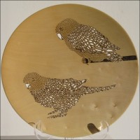 Parrot and Love Bird Platter